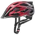uvex i-vo cc - Leichter Allround-Helm für Damen und Herren - individuelle Größenanpassung - red-Black matt - 56-60 cm