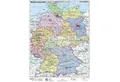 STIEFEL Wandbild Stiefel Landkarte Deutschland politisch