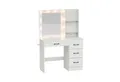 COSTWAY Schminktisch (1-St), mit LED & Ladestation, Schubladen, Spiegel