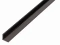 Alberts® Winkelprofil, Kunststoff, versch. Größen und Farben-1 m-Schwarz-15 x 15