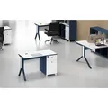 Chef Schreibtisch Luxus Büro Einrichtung Tisch Kanzlei Praxis Tische Container - Weiß