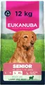 Eukanuba Senior Hundefutter mit Lamm und Reis für große Rassen - Premium Trockenfutter für ältere Hunde, 12 kg