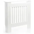 Toboli Heizkörperverkleidung Weiß 78x19x82cm MDF Heizkörperabdeckung Heizung