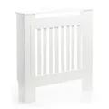 Toboli Heizkörperverkleidung Weiß 78x19x82cm MDF Heizkörperabdeckung Heizung
