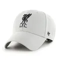 '47 Liverpool FC MVP Unisex-Baseballkappe, Verstellbar, Hochwertiges Design und Verarbeitung, Black Logo, Grey