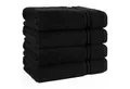 HAMMETEX Handtuch Set 4er Set Handtücher 50x100 cm, 100% Baumwolle, Weich & Saugstark, Frottier (Set, 4-St), mit Bordüre, einfarbig, weich