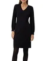 s.Oliver Figurumspielendes Kleid aus Viskosemix mit semitransparenten Ärmeln