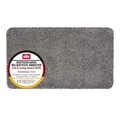 Astra Schmutzfangmatte innen waschbar 75x130 cm – Sauberlaufmatte anthrazit 100% Baumwolle Matte - Entra SAUGSTARK - rutschfeste Fußmatte pflegeleicht