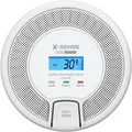 Kohlenmonoxidmelder CO2 Funk mit LCD Display & austauschbarer Batterie