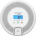 X-Sense Vernetzbarer CO Melder mit Digitalanzeige CO03D-W, 1er Set