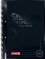 BRUNNEN Collegeblock Premium Student Colour Code | A4, Lineatur 27, 80 Blatt, onyx