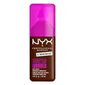 NYX Professional Makeup Make 'Em Wonder Foundation, 24H Soft Matte Aufbaubare Foundation, Mit hoher Deckkraft, Mattes Finish, 40 Warm Walnut