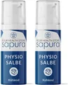 SAPURA Health Körpergel Physiosalbe Kühlsalbe Sportsalbe, Menthol Eukalyptus bei Muskelkater, 2-tlg., Kühlgel bei sportlicher Überanstrengung