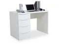 Schreibtisch ESTI BHT 110x75x60 cm weiß Winkelschreibtisch Eckarbeitsplatz