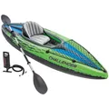 Intex 68305 Challenger k1 aufblasbares Kajak-Kanu 274x76x33 cm ein Platz...