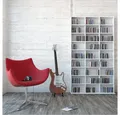 Vicco CD-Regal Jukebox, Weiß, 102 x 178 cm, 1-tlg.