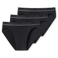 Uncover by Schiesser - Rio Slip/Unterhose - 3er Pack (M Schwarz)