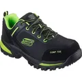 Skechers Herren GATLON - STRIGAX H Arbeitsschuh 200188EC BKLM Schwarz/Grün , Schuhgröße:44 EU - Schwarz - 44