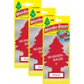 Wunder-Baum Luftreiniger Kirsche 3er Duftbäumchen Wunderbaum 3 Set Lufterfrischer Cherry rot