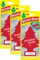 WUNDER-BAUM Kirsche 3er Duftbäumchen Wunderbaum 3 Set Lufterfrischer Cherry
