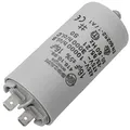 Lumonic Anlaufkondensator 416.10.99 A [inkl. Stecker 6,3x0,8mm] | Motorkondensator 16µF 425V 36x70mm I Kondensator im isolierten Kunststoffgehäuse