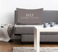 queence Dekokissen Sylt, Kissenhülle,Sylt Schriftzug,Sylt,Koordinaten,Nordsee,Maritim