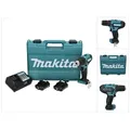 Makita DF 333 DWAE Akku Bohrschrauber 12 V max. 30 Nm + 2x Akku 2,0 Ah + Ladegerät + Koffer - Grün/Schwarz
