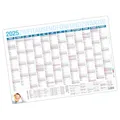 itenga Jahresplaner 2025 Tafelkalender Wandkalender DIN A4 stabile Ausführung Kalenderjahr