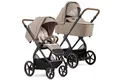 Gesslein Kombi-Kinderwagen Gesslein FX4 Swing 2in1 Kinderwagen-Set inkl. Babywanne Panorama Lyx