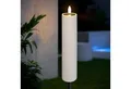 Spetebo LED-Kerze Solar Gartenfackel LED Kerze mit Flammen Effekt 99 cm (Anzahl, 1-tlg., Stück), automatisches Einschalten
