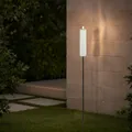 LED Garten Stecker Solar Kerze 99 cm - 1er / 4er Pack - Beet Deko Wege Leuchte