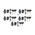 Givi Security Lock 5-fach Schlosssatz für TRK 33/46/52N /V35/V46/V47/