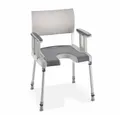 Invacare Dusch-Toilettenrollstuhl Aquatec® Sorrento Duschstuhl mit Hygieneausschnitt