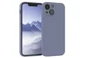EAZY CASE Handyhülle TPU Hülle für Apple iPhone 13 Mini 5,4 Zoll, Silikon Schutzhülle mit Kameraschutz Matt Back Cover Soft Eis Blau