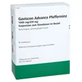 Gaviscon Advance Pfefferminz 1000 Mg/200 Mg Beutel 24X10 ml