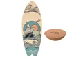 F2 Balanceboard F2 Set Balance Board Surfer 87x32cm mit Kork Halbkugel