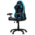 ELITE Gaming Stuhl Pulse für Kinder | Ergonomischer Bürostuhl - Schreibtischstuhl - Chefsessel - Sessel - Racing Gaming Stuhl - Gamingstuhl - Drehstuhl - Chair - Kunstleder (Schwarz/Blau)