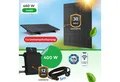 Paket.ag Balkonkraftwerk 460 W mit Hoymiles HM-400 – Glas-Glas Modul (inkl. Universalhalterung), (1-St)