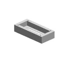 ABL Sockel für Ladesäulen eMC2, Einbausockel 100 mm EMC9997