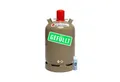 BlueCraft Camping-Gas Bluecraft Propan-Gas-Flasche 11 kg gefüllt voll Campinggasflasche, Propan Gas-Flasche grau gefüllt, Eigentumsflasche Inkl. Lecksuchspray