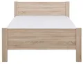 Bett PRIESS "Husum Schlafzimmer Jugendzimmer Rahmenbett", braun (struktureichefarben hell), B:150cm H:85cm L:208cm, Betten, Bett, mit Komforthöhe verschiedene Ausführungen hochwertige Premium Qualität