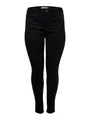 ONLY Carmakoma NOS Damen Caraugusta Hw Black Noos Skinny Jeans, Schwarz (Black Black), 48 /L32 (Herstellergröße:48) EU