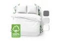 Jacobson Bettwäsche Set - 100% Baumwolle, Perkal, 3 teilig, Erhältlich in den Größen 135x200, 155x220, 200x200, 200x220, 240x220