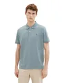 TOM TAILOR Herren Basic Piqué Poloshirt, 27475 - Grey Mint, L