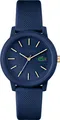 Lacoste Damen Uhr 2001271 Blau Silikon Edelstahl Analog 5 bar 36mm