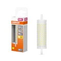 Osram LED Line LED-Lampe mit Filament, klarer Leuchtkörper aus Kunststoff, 20 W, R7s Retrofit-Sockel, EEK D, 3000 lm, 3000 K warmweißes Licht für die Allgemeinbeleuchtung.