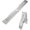 TRUTZHOLM 1x Auffahrrampe Klappbar 189cm Tragkraft 200 kg Stahl Geriffelt Grau