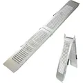 Trutzholm 1x Auffahrrampe Klappbar 189 Cm Stahl Traglast 200 Kg Anti-rutsch Oberfläche Tragegriff
