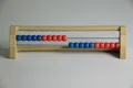 20`er Rechenrahmen blau-rot, Abakus, student`s abacus, ReWood®