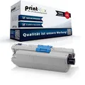 Print-Klex Tonerkartusche kompatibel für Oki C 532 DN C 542 DN MC 563 DN MC 573 DN C532 C542 MC563 MC573 46490608 C532 Black Schwarz - Office Plus Serie
